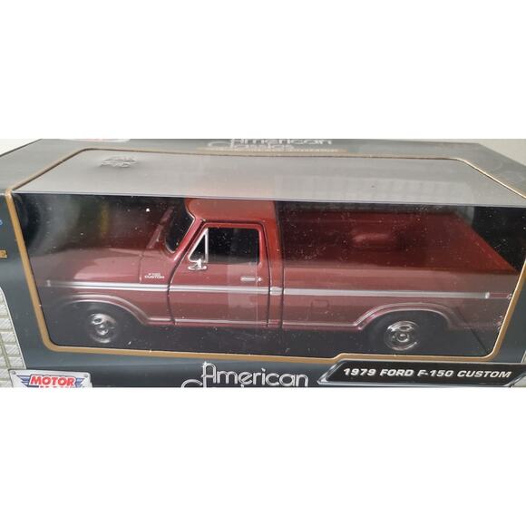 Motor Max American Classics 1979 Ford F-150 Custom Brown 1/24 - Picture 2 of 2